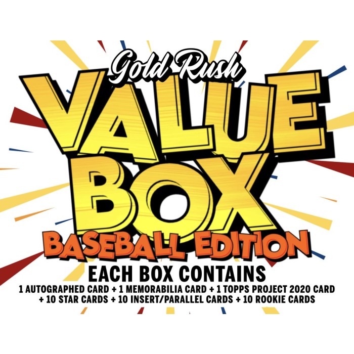 Gold Rush Value Box Baseball Edition