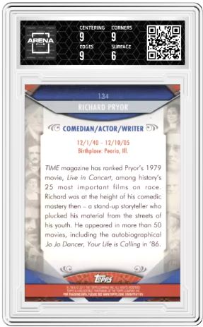 2011 Topps American Pie Richard Pryor #134 Arena Club 6.5