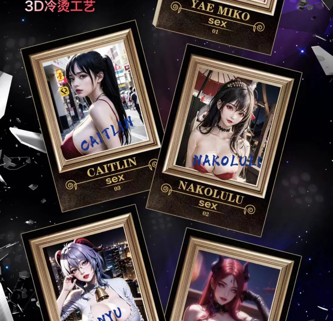 2024 New Goddess Story Card  Astringent Woman Series Cards Booster Box Waifu Global Trading Collection Cards Hobbies Gift Cards