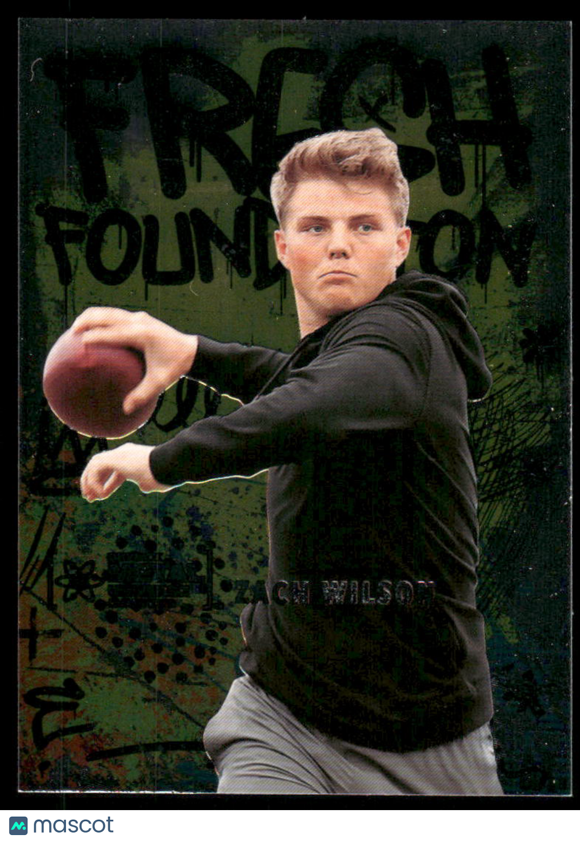 2021 SkyBox Metal Universe Champions Fresh Foundation Zach Wilson #FF15 Football