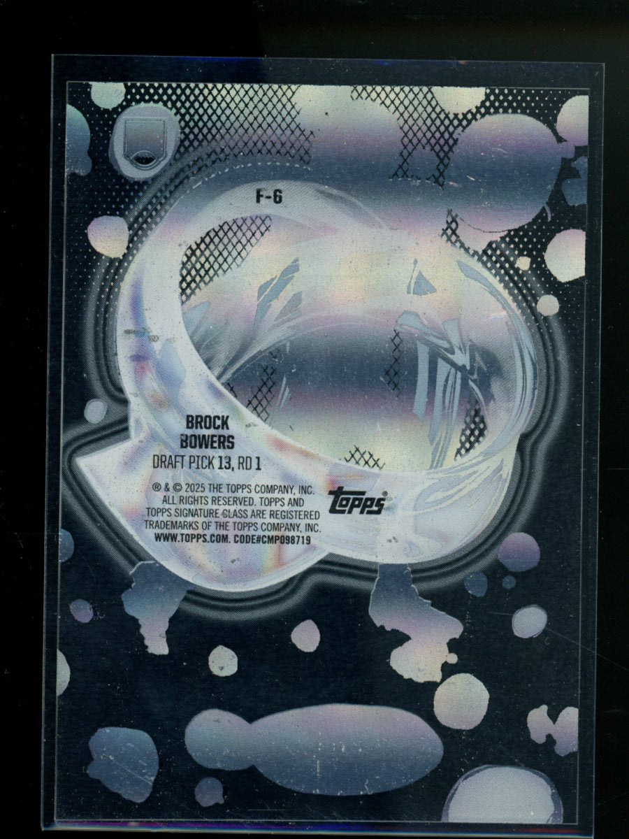 2024 Topps Signature Fluid Clear Brock Bowers #F-6  RC Football