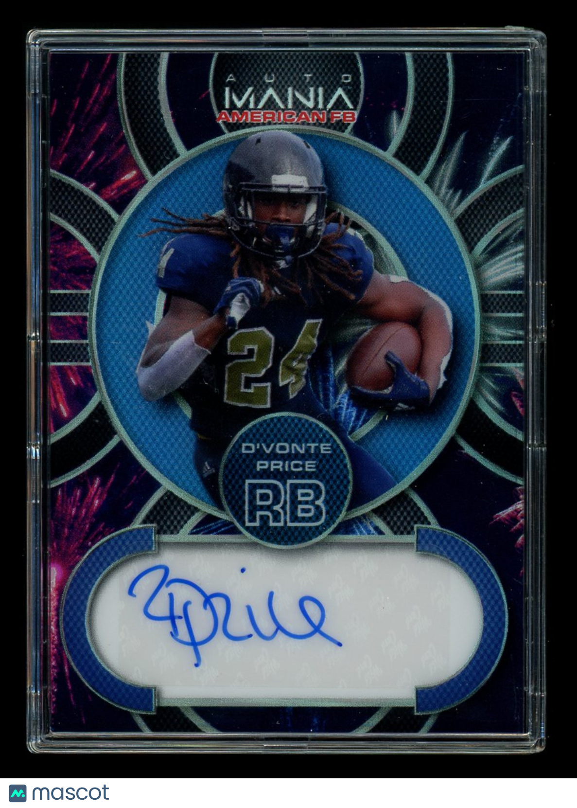 2022 Wild Card Mania American FB D'Vonte Price #AMA-C22 3/10 Football