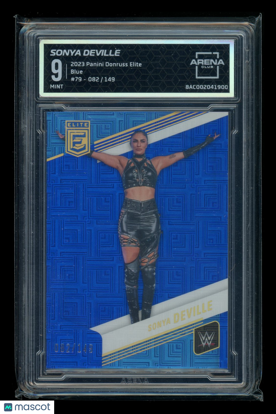 2023 Panini Donruss Elite Blue Sonya Deville #79 082/149 Wrestling Arena Club 9