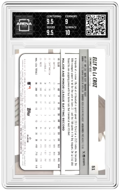 2024 Topps Big League Elly De La Cruz #51 RC Baseball Arena Club 9.5