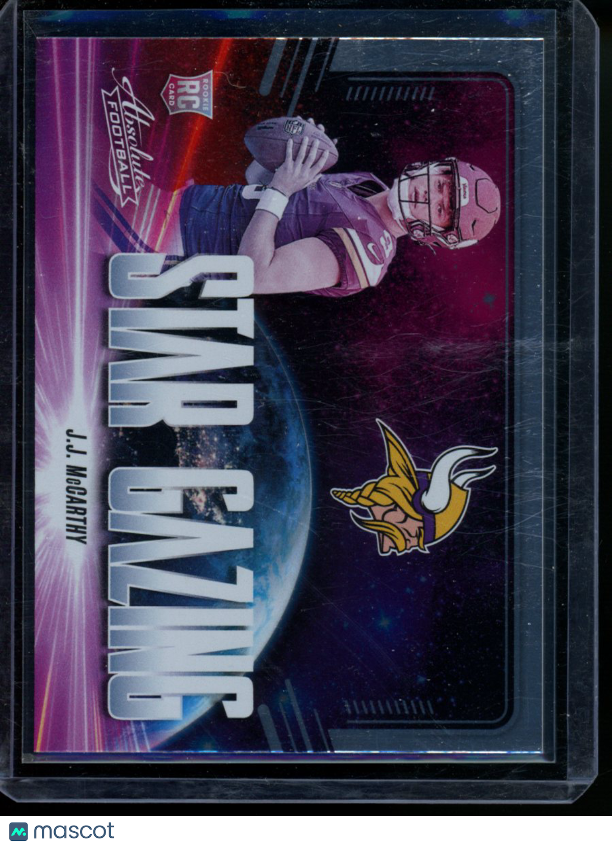 2024 Panini Absolute Football Star Gazing J.J. McCarthy #SG-JJM RC Football