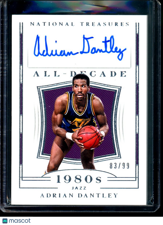 2018-19 Panini National Treasures Adrian Dantley #AD-ADL 83/99 Basketball