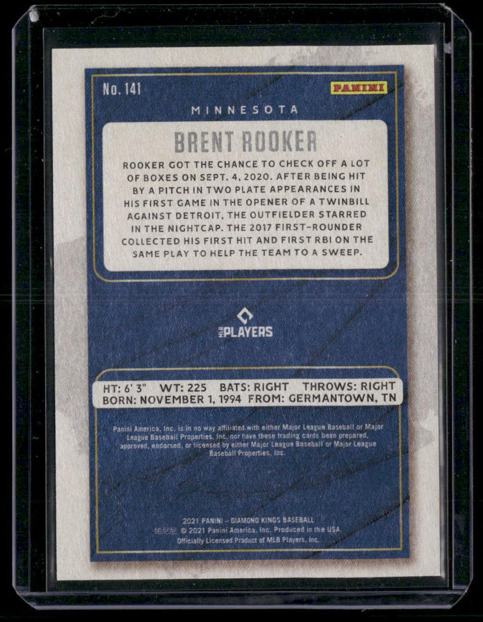 2021 Panini Diamond Kings Baseball Brent Rooker #141 05/25 RC Baseball