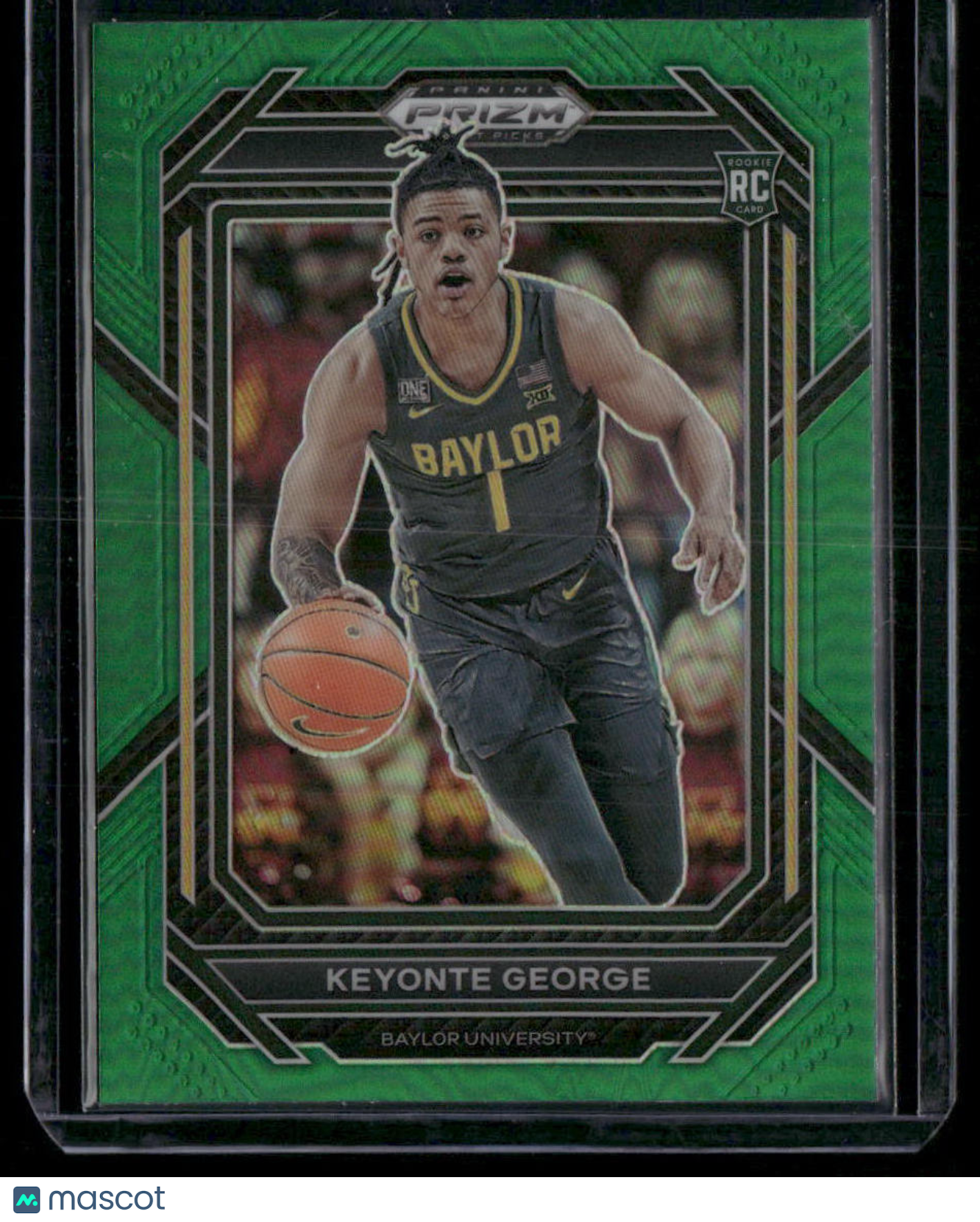 2023 Panini Prizm Draft Picks Keyonte George #47 Draft Picks RC Green Basketball