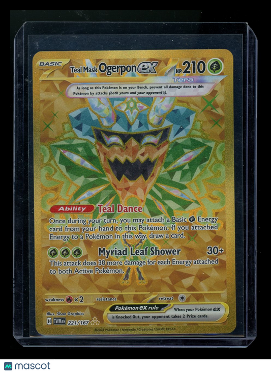 Ogerpon ex #221/167 2024 Pokemon Twilight Masquerade