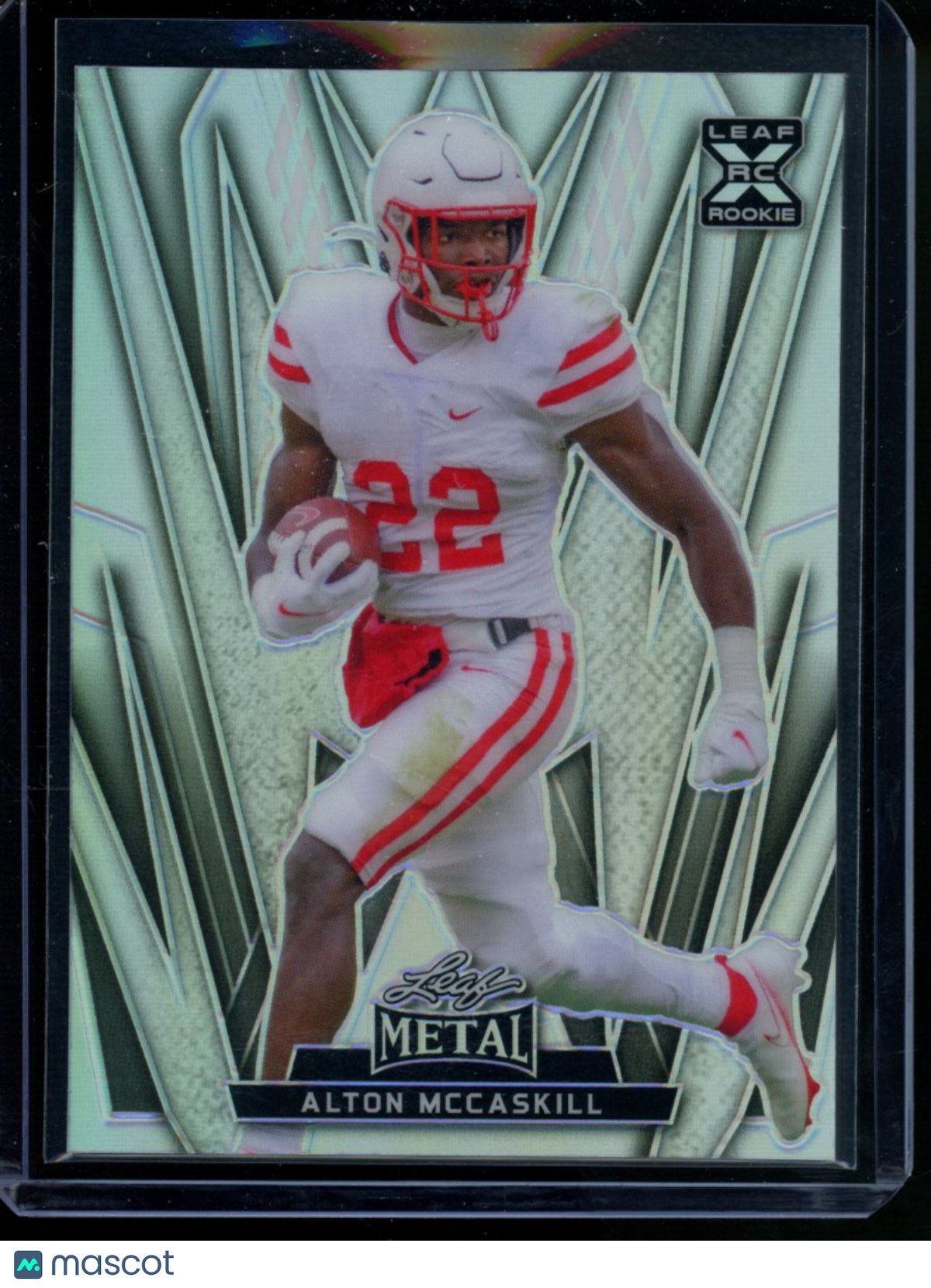2024 Leaf Metal Alton McCaskill #111 RC Football