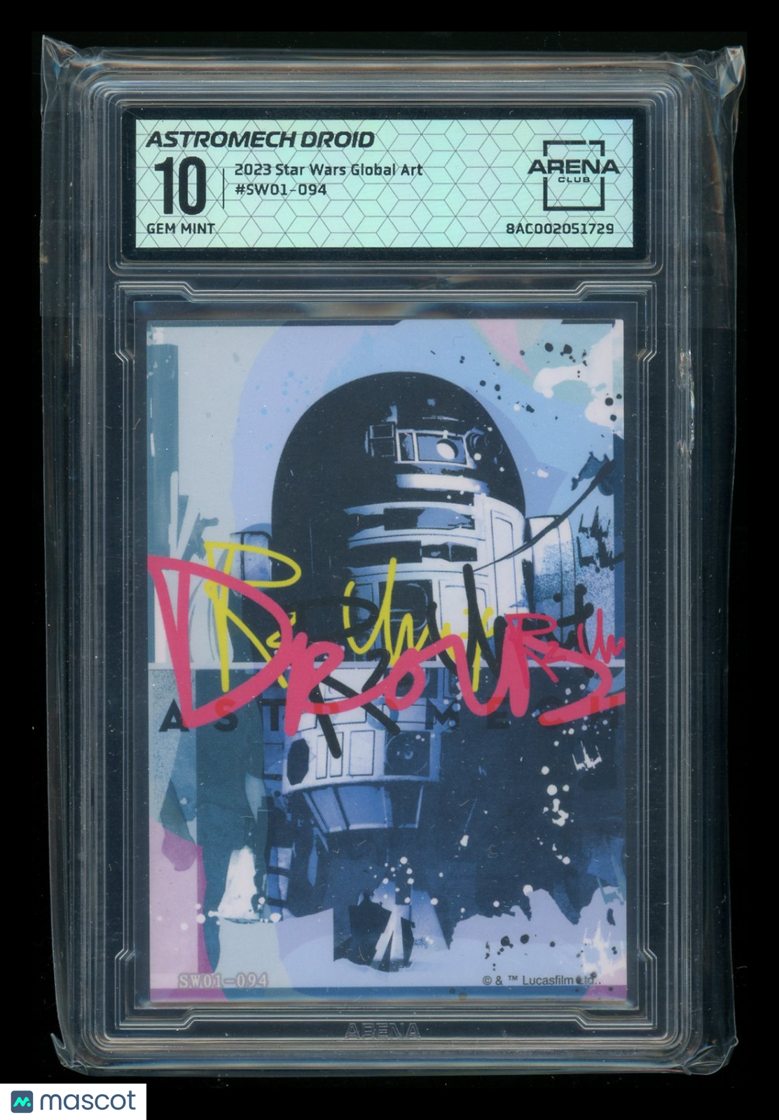 2023 Card Fun Global Art Astromech Droid #SWD1-094 Arena Club 10