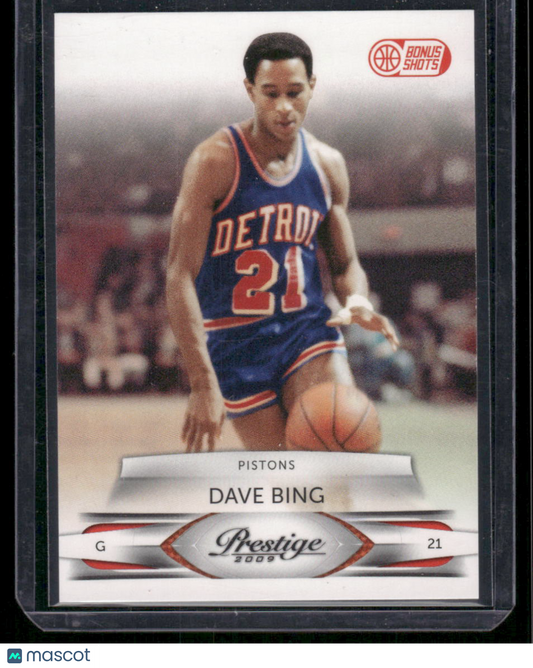 2009 Panini Prestige Bonus Shots Dave Bing #115 135/300 Basketball