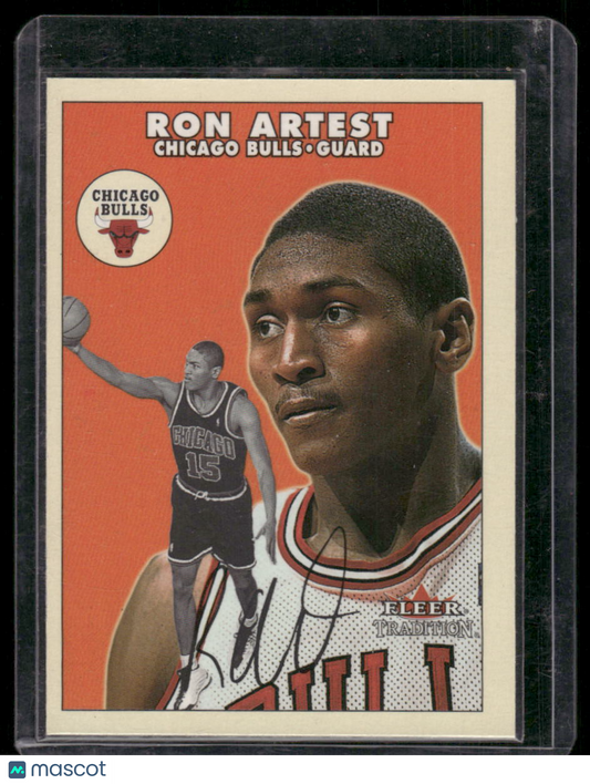 2001 Fleer Tradition Glossy Ron Artest #56 Glossy Basketball