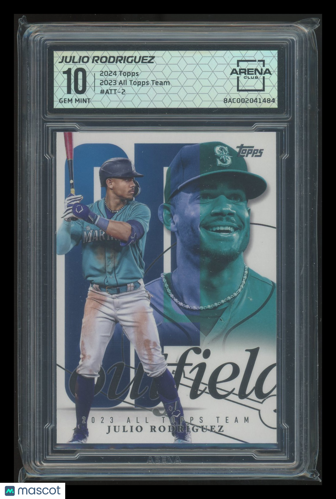 2024 Topps All Topps Team Julio Rodriguez #ATT-2 Baseball Arena Club 10