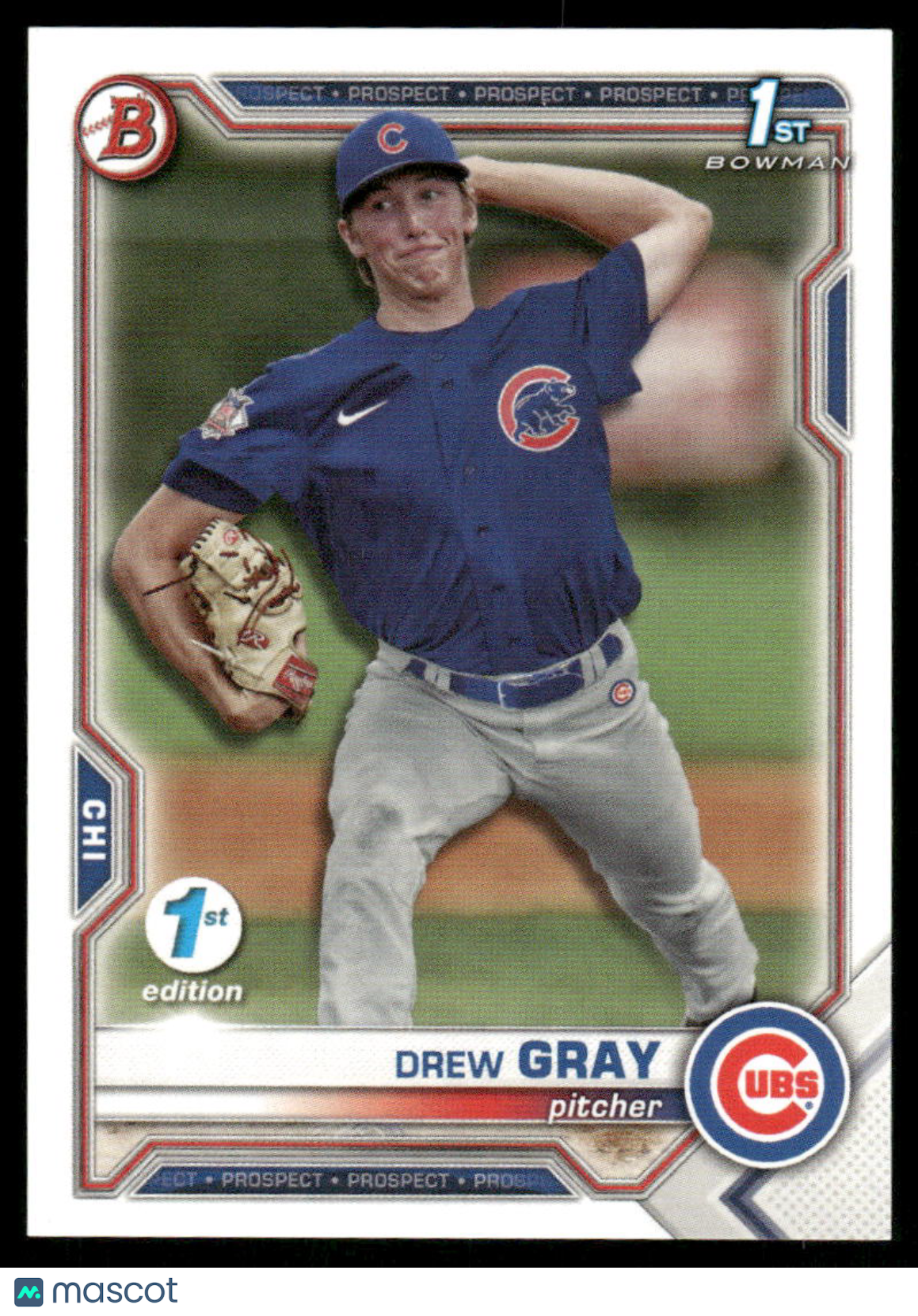 2021 Bowman 1st Edition Drew Gray #BD-35 1st Edition Baseball