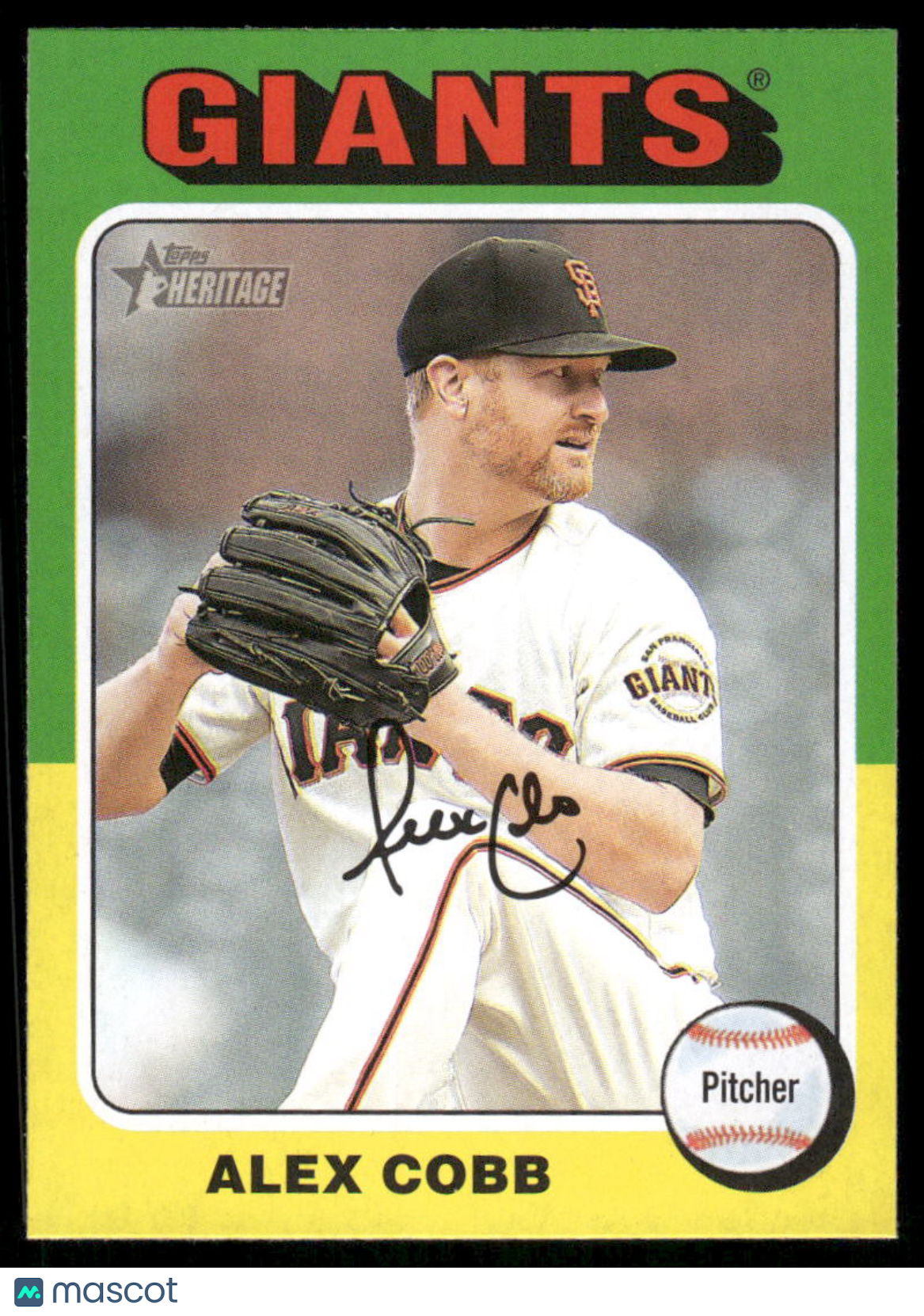 2024 Topps Heritage Alex Cobb #51 Baseball