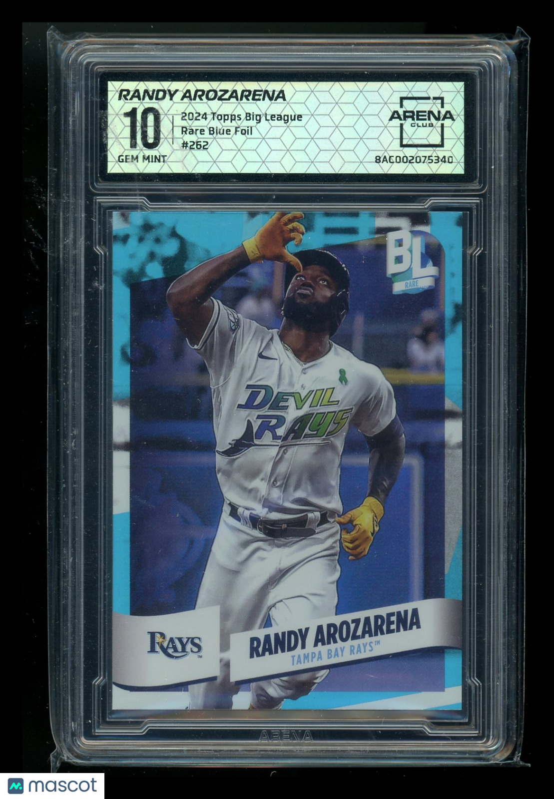 2023 Topps Big League Blue Foil Randy Arozarena #262 Baseball Arena Club 10
