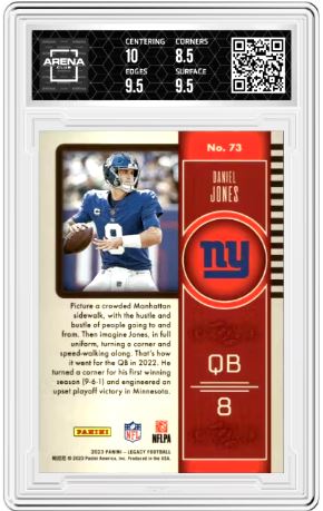 2023 Panini Legacy Daniel Jones #73 Orange 106/199 Football Arena Club 9