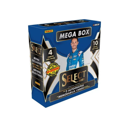 Panini 2025 Select NASCAR Mega 2 Autos or Mem Cards Per Box