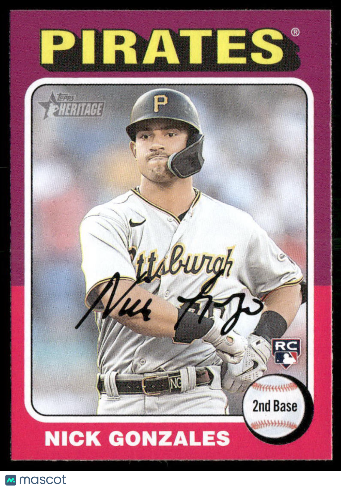 2024 Topps Heritage Nick Gonzales #318 RC Baseball