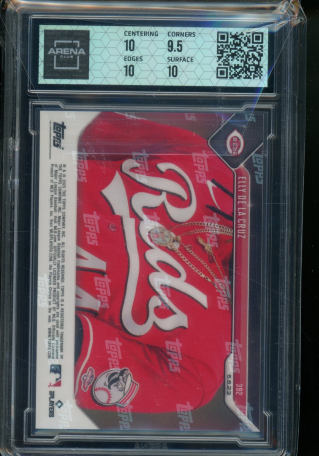 2023 Topps Now Elly De La Cruz #392 Black Baseball Arena Club 10