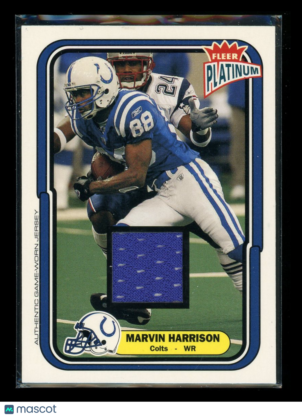 2004 Fleer Platinum Marvin Harrison #126 248/765 Game-Worn Jersey Football