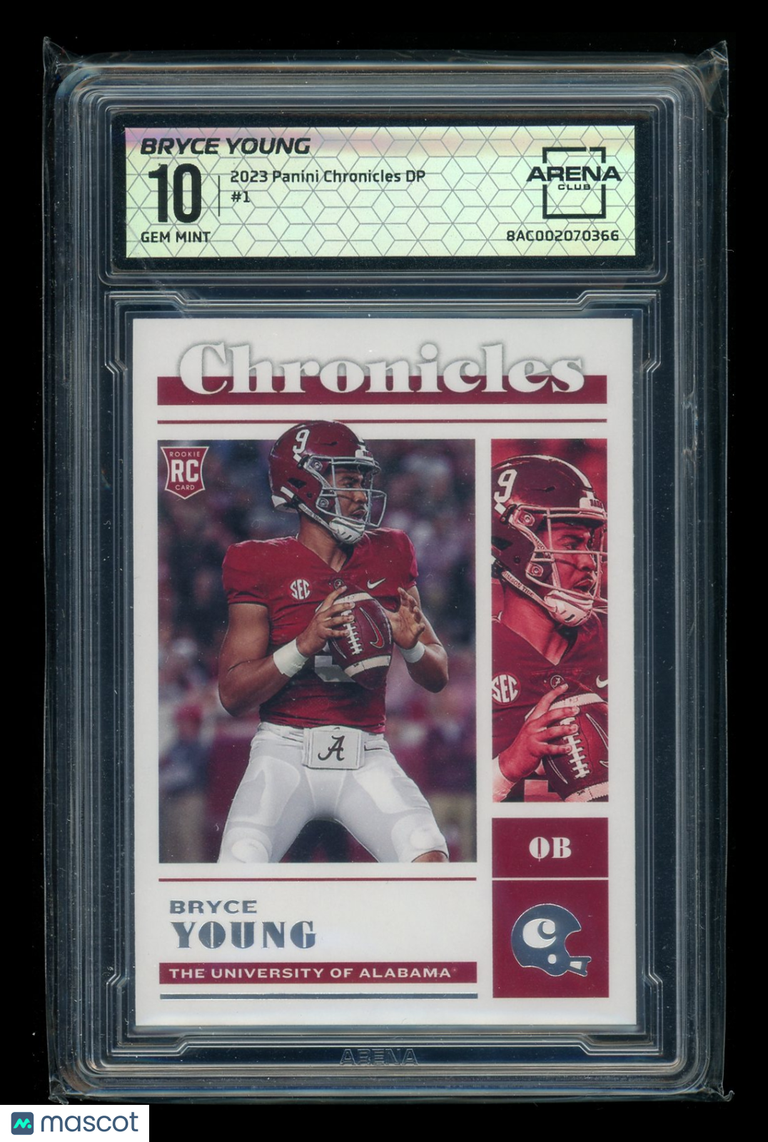 2023 Panini Chronicles Bryce Young #1 RC Football Arena Club 10