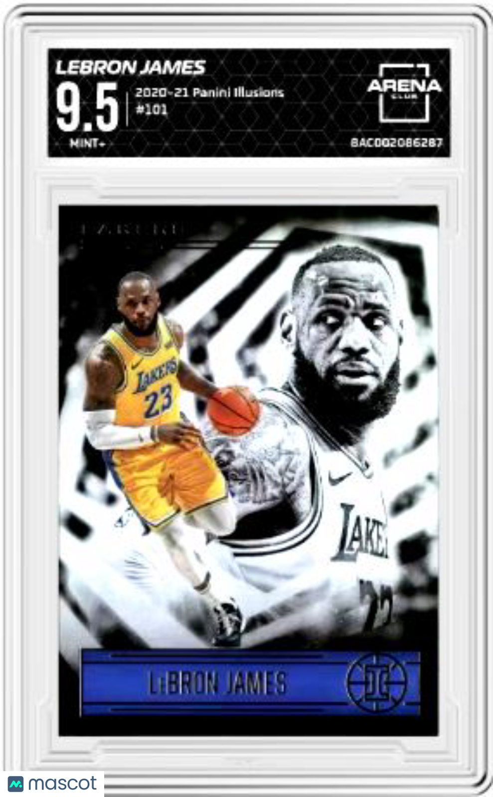 2020-21 Panini Illusions LeBron James #101 Basketball Arena Club 9.5