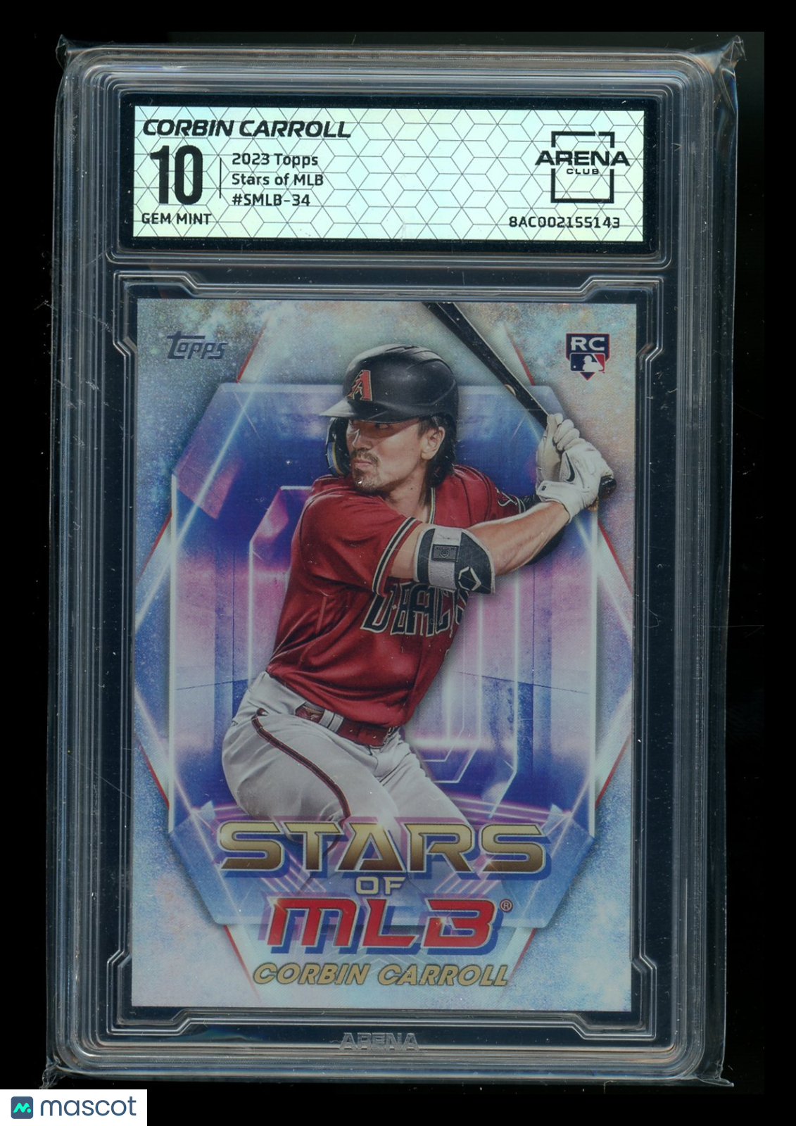 2023 Topps Stars of MLB Corbin Carroll #SMLB-34 RC Baseball Arena Club 10