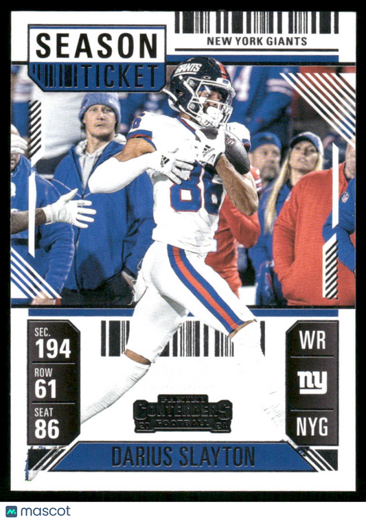 2025 Panini Contenders Football Darius Slayton #75 Football