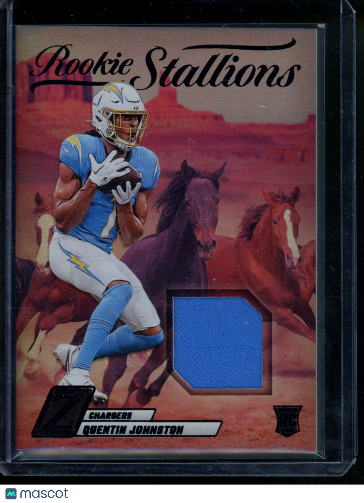 2023 Panini Zenith Rookie Stallions Quentin Johnston #RS-QJN RC Patch Football