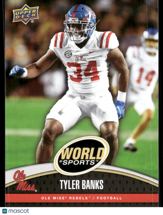 2025 Upper Deck World Sports Tyler Banks #87 / Football