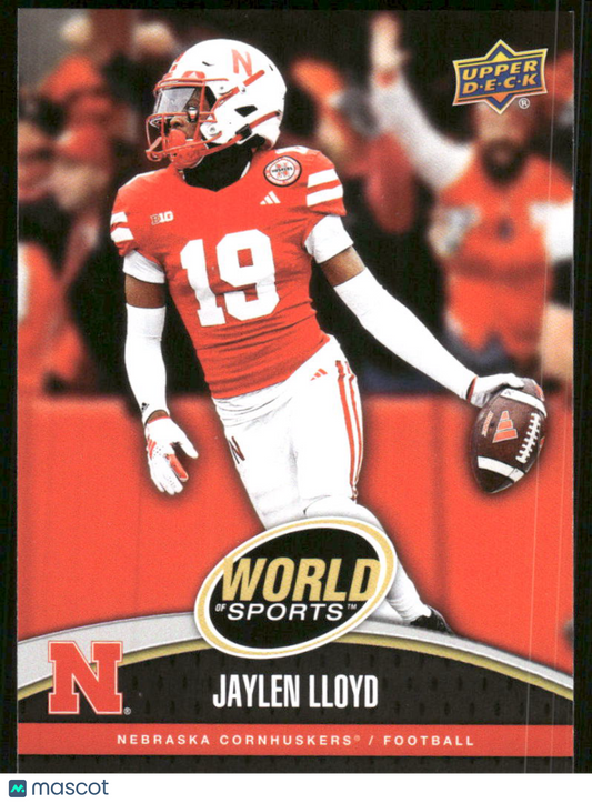 2025 Upper Deck World Sports Jaylen Lloyd #139 / Football
