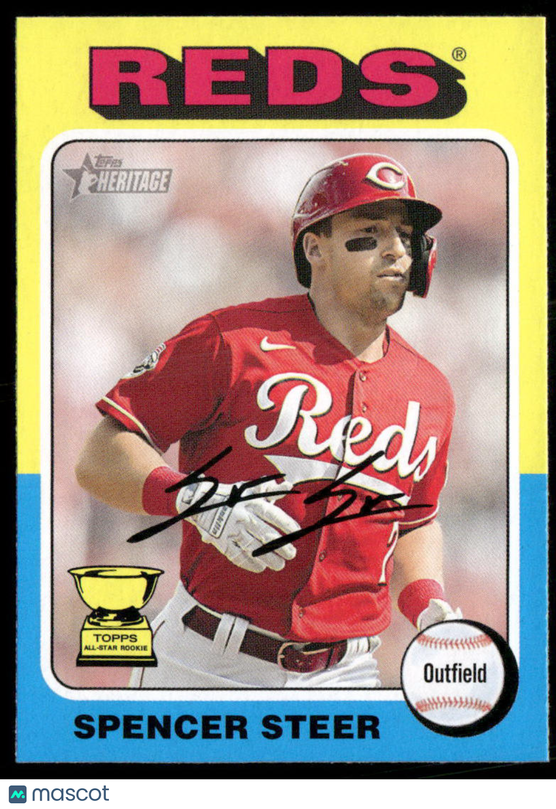 2024 Topps Heritage Spencer Steer #235 Baseball