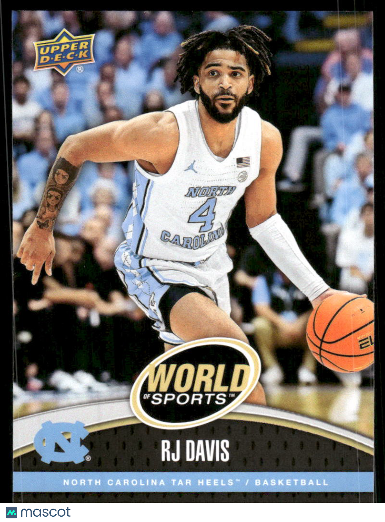 2025 Upper Deck World Sports RJ Davis #26 / Basketball