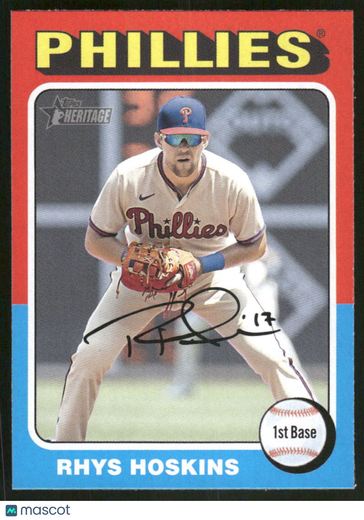2024 Topps Heritage Rhys Hoskins #163 Baseball