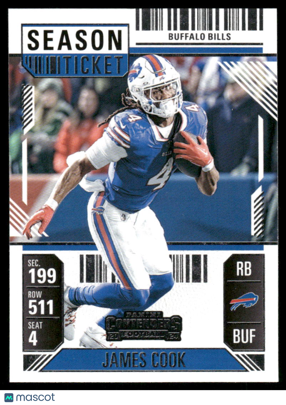2024 Panini Contenders Football James Cook #10 Football