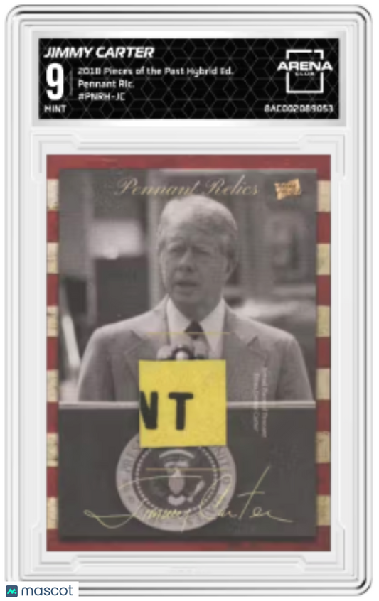 2018 Pieces of the Past Jimmy Carter Relic #PNRH-JC Arena Club 9
