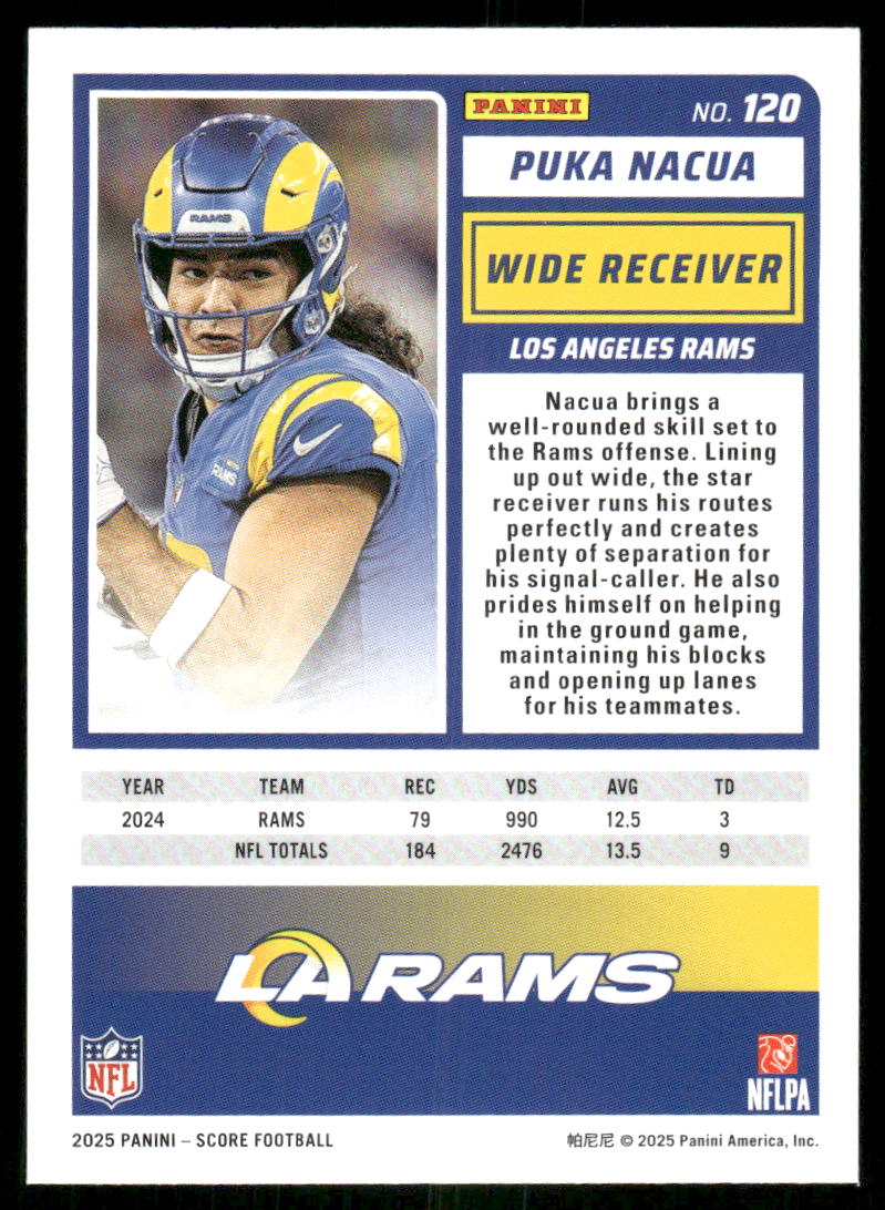 2025 Score a Treat Puka Nacua #120 Football