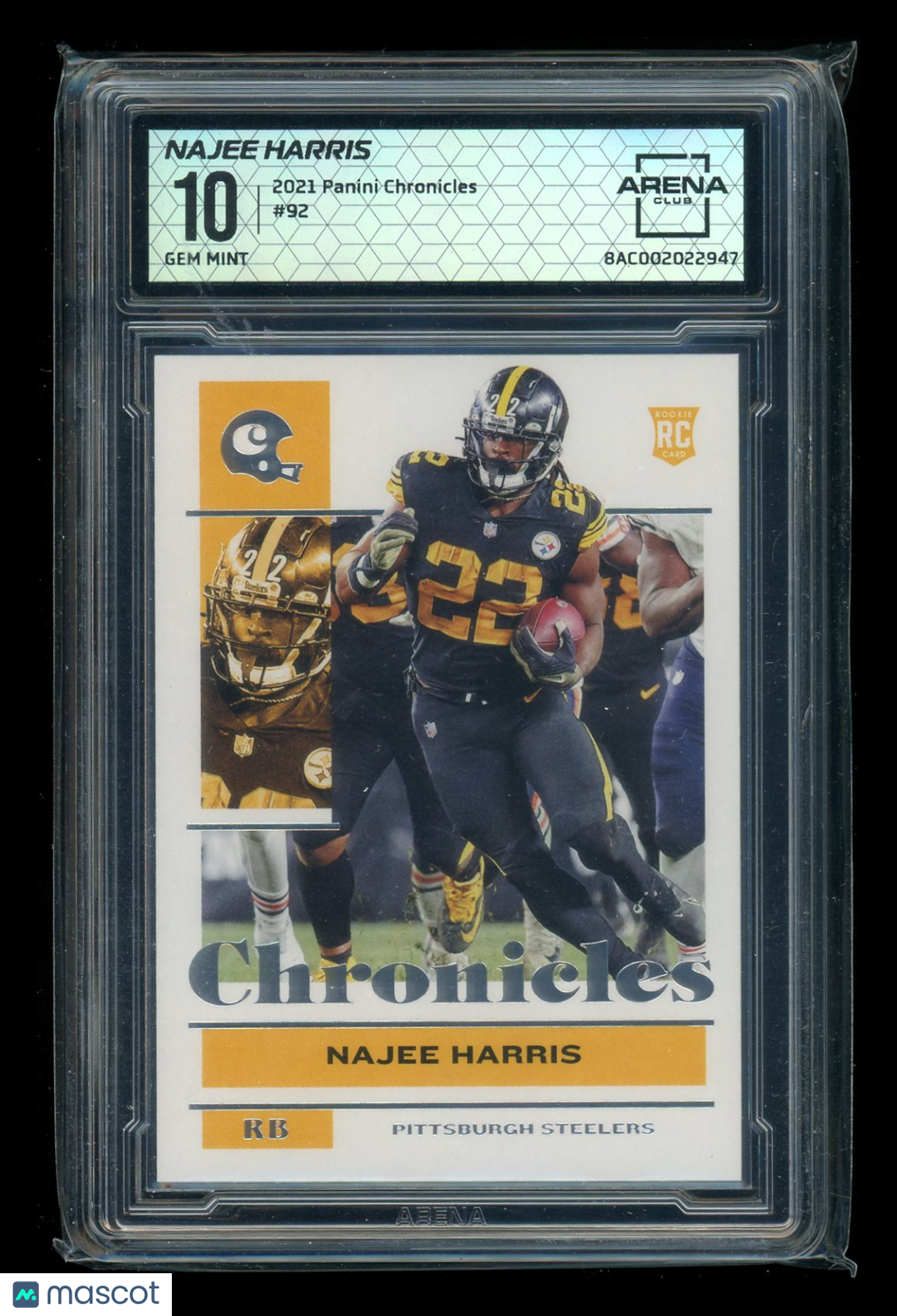 2021 Panini Chronicles Najee Harris #92 RC Football Arena Club 10