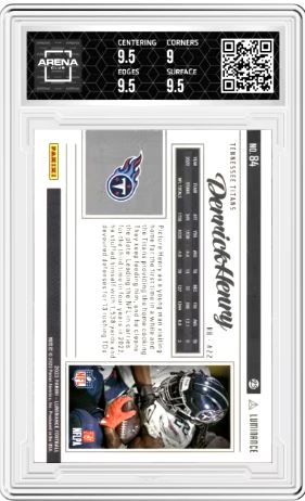 2023 Panini Luminance Derrick Henry #84 Football Arena Club 9.5