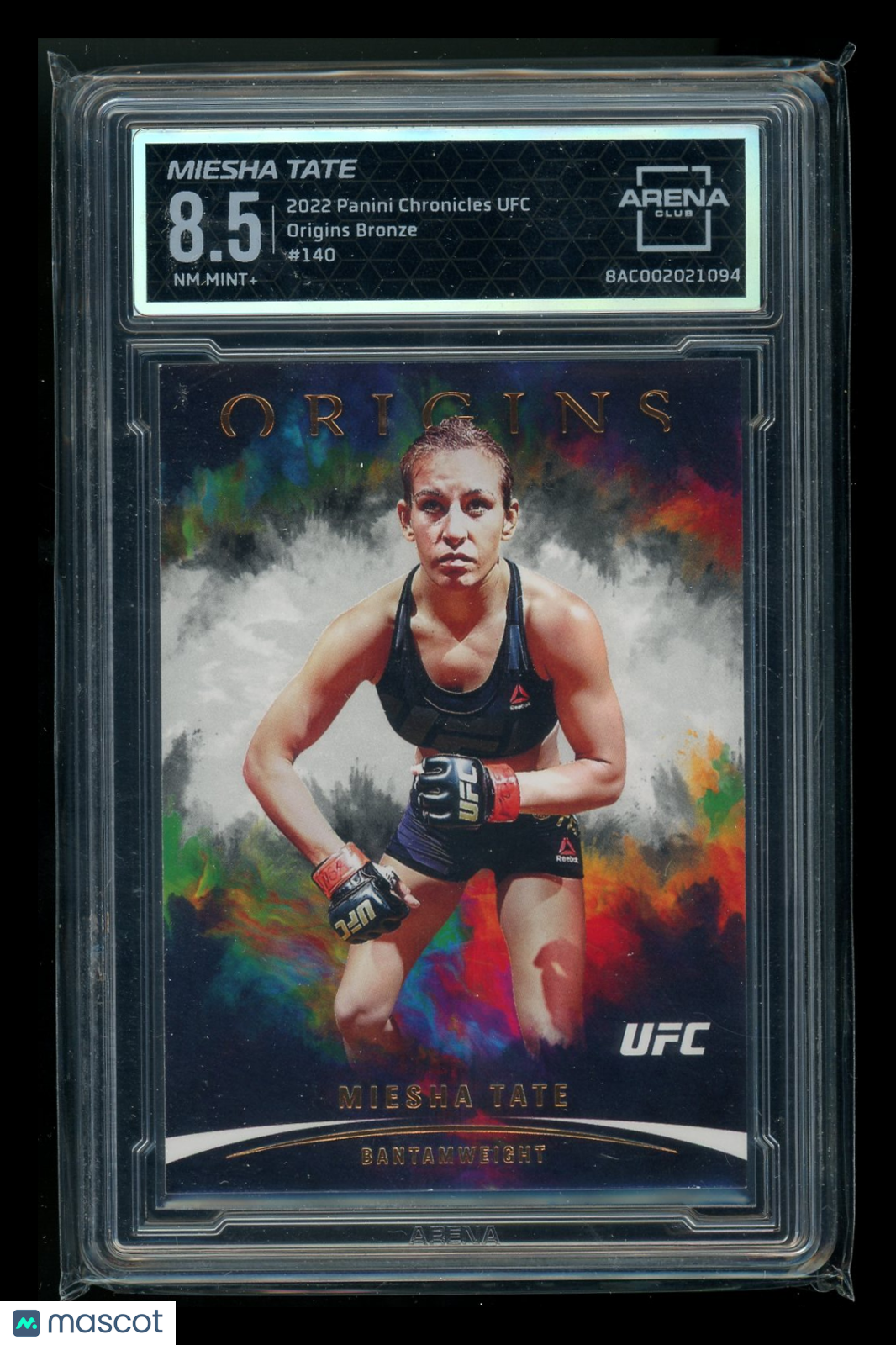 2022 Panini Chronicles UFC Origins Bronze Miesha Tate #140 MMA Arena Club 8.5