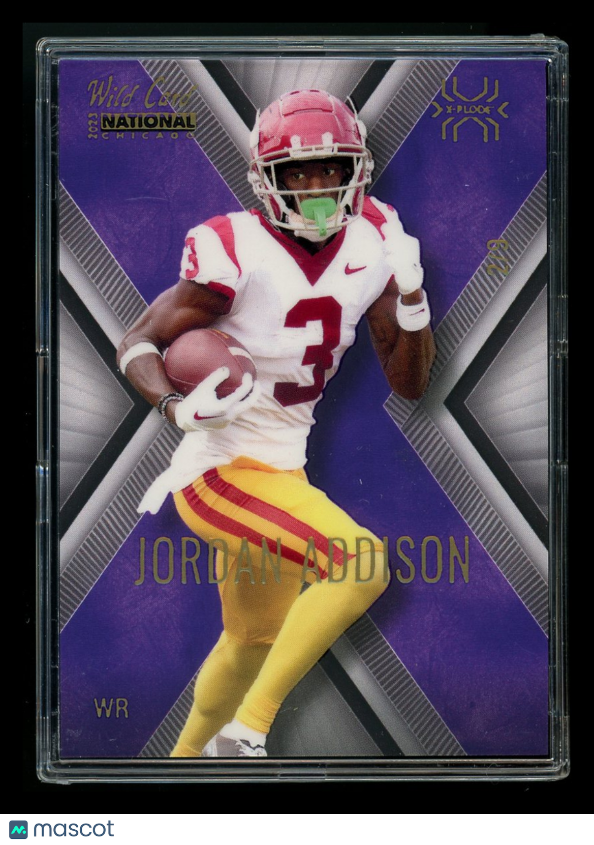 2023 Wild Card X-Plode Jordan Addison #XPN-25 2/9 Football