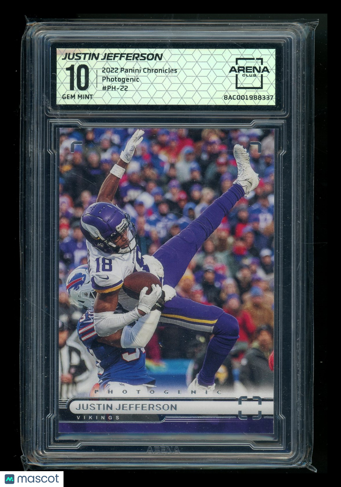 2023 Panini Chronicles Photogenic Justin Jefferson #PH-22 Football Arena Club 10