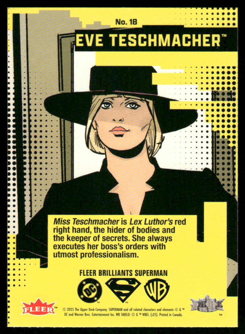 2025 Fleer Brilliants Superman Eve Teschmacher #18