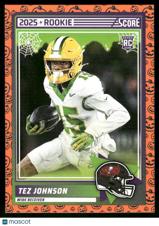 2025 Score A Treat Tez Johnson #34 RC Football