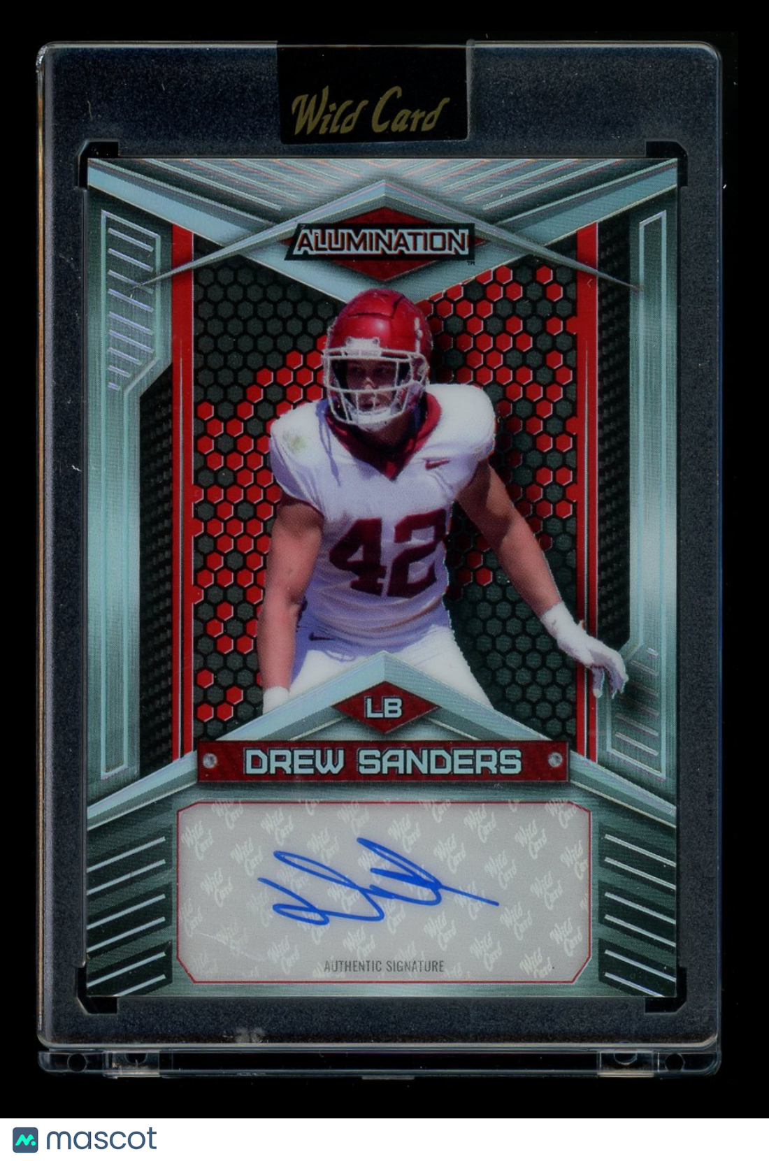2023 Wild Card Alumination Drew Sanders #AB-44 58/75 Football