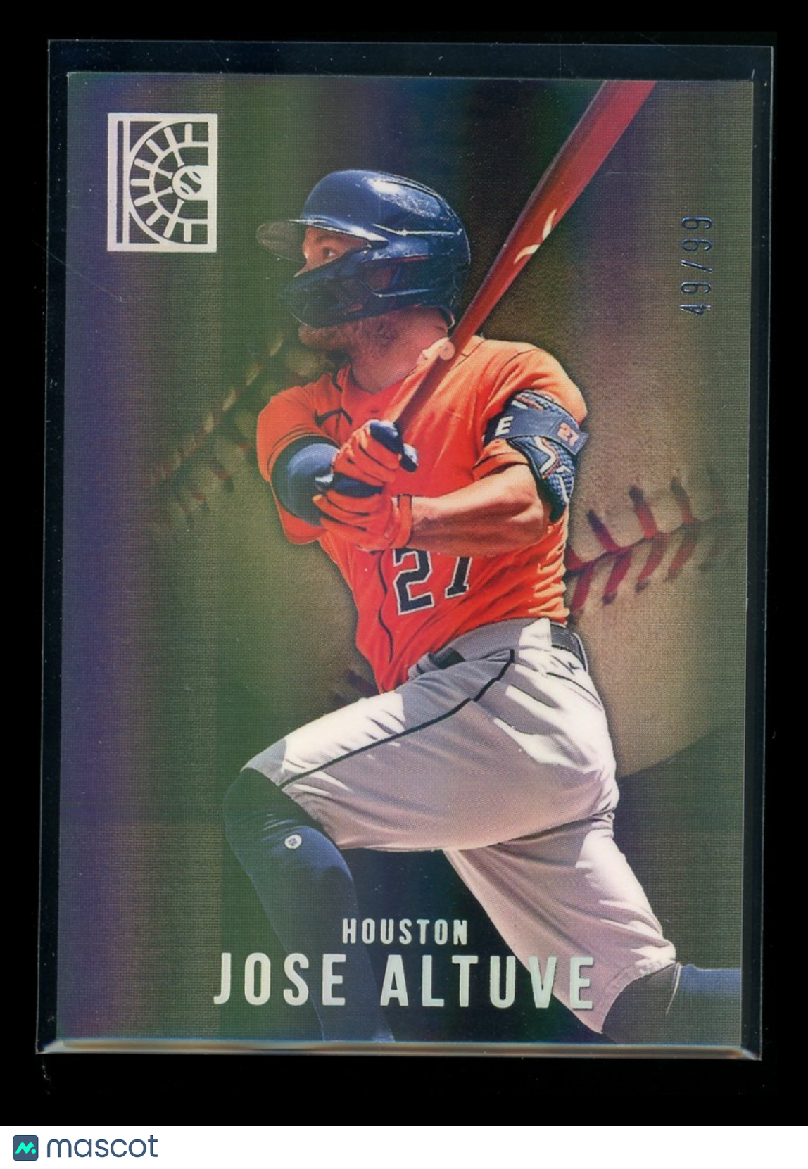 2022 Panini Capstone Jose Altuve #54 49/99 Baseball