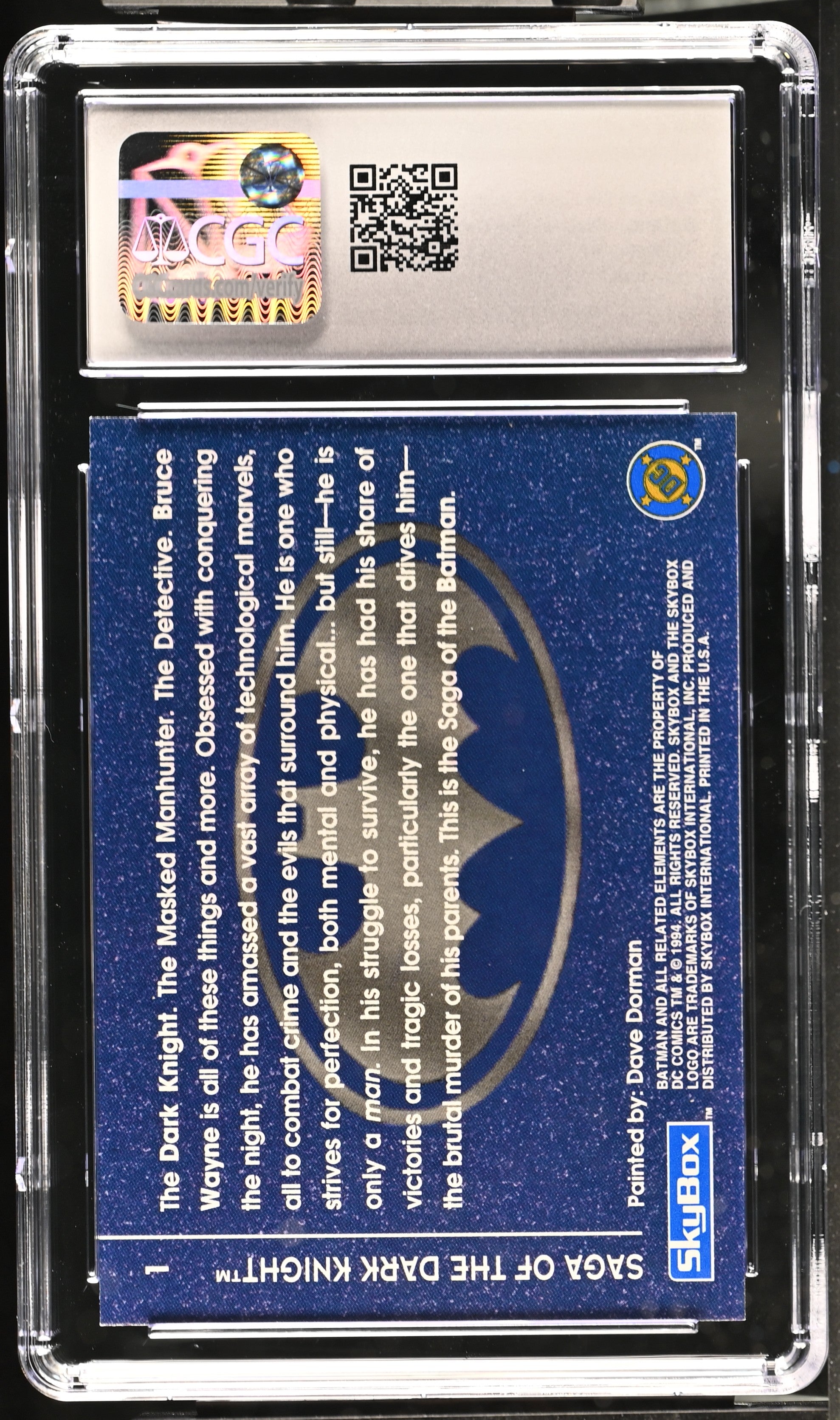 1994 DC Saga of the Dark Knight #1 English CGC 8.5 1994 Saga of the Dark Knight