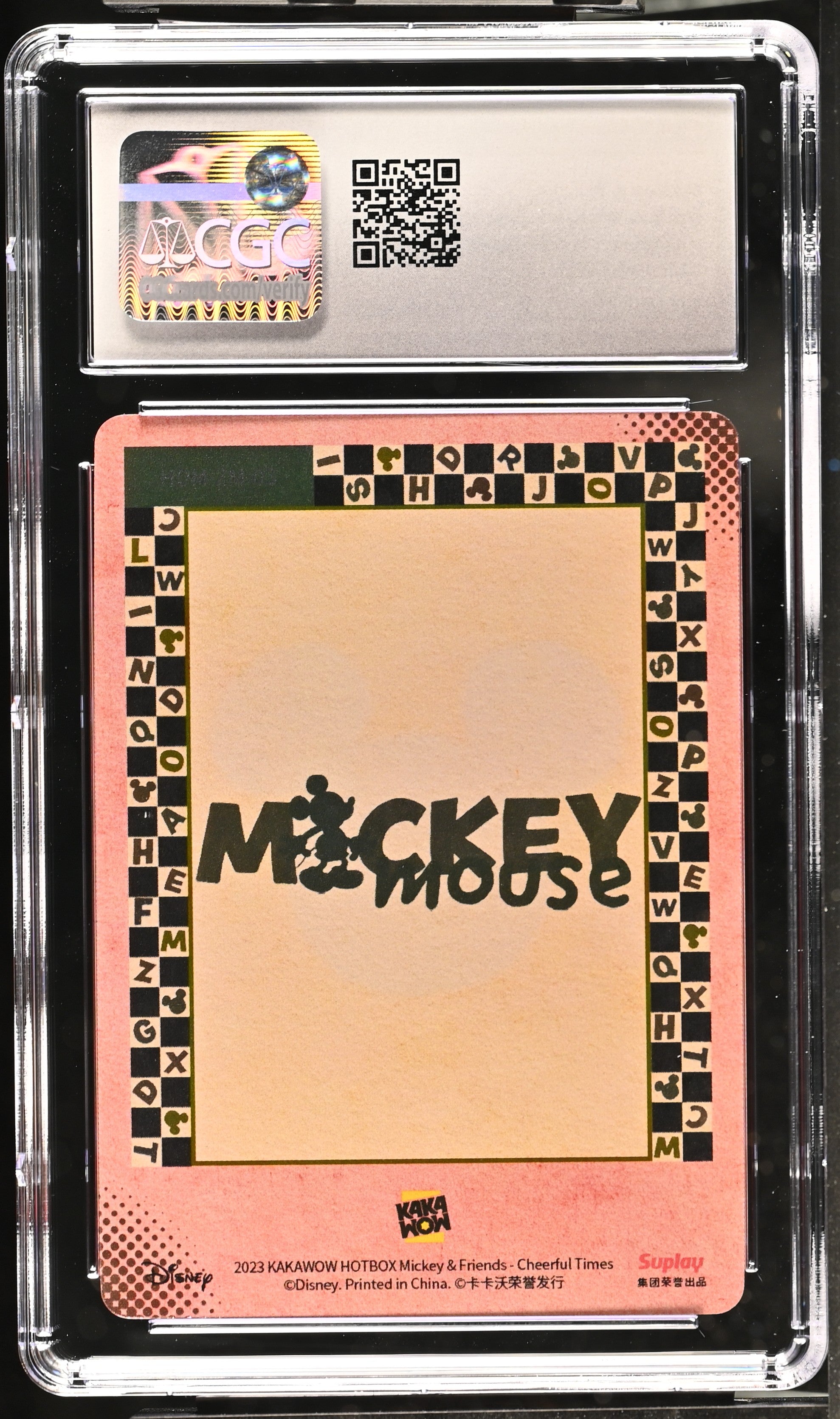 2023 Disney #HDM-ZM-03 Simplified Chinese CGC 10 2023 HotBox Mickey & Friends